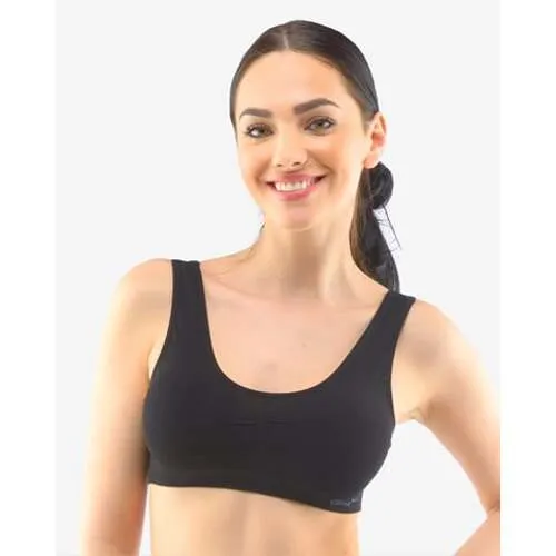 Dámská podprsenka se širokými ramínky GINA 07011P černá XL/XXL