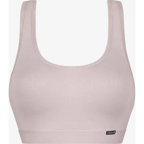 Dámská sportovní podprsenka s překříženými ramínky Key LBT 005 B24 XS-XL Velikost: XL, Barva: Béžová