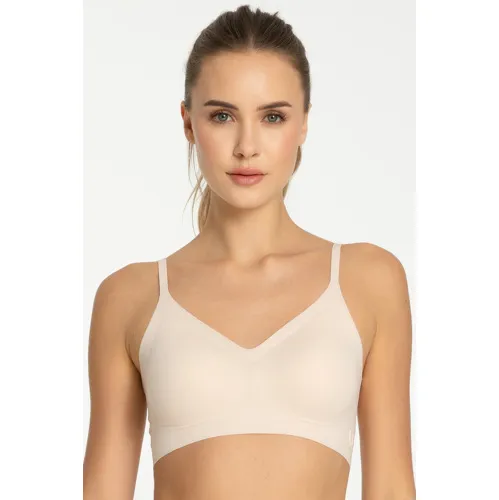 Top Julimex Simple Bra Top Barva: Béžová, Velikost: S