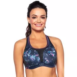 Sportovní podprsenka Ava Lingerie Dina - vyztužená Tmavě modrá 75E