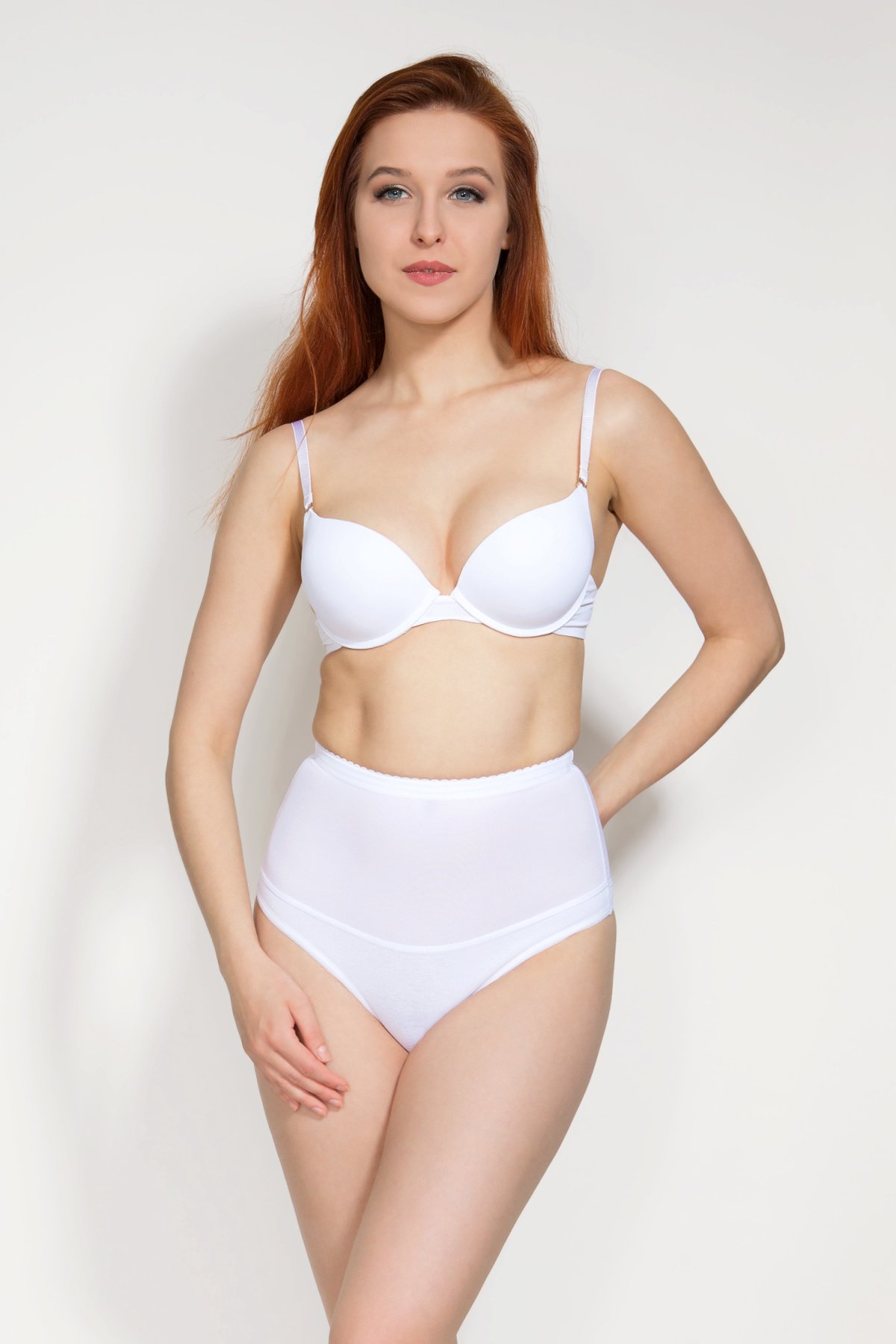 Stahovací tanga Mitex Iga string Bílá L